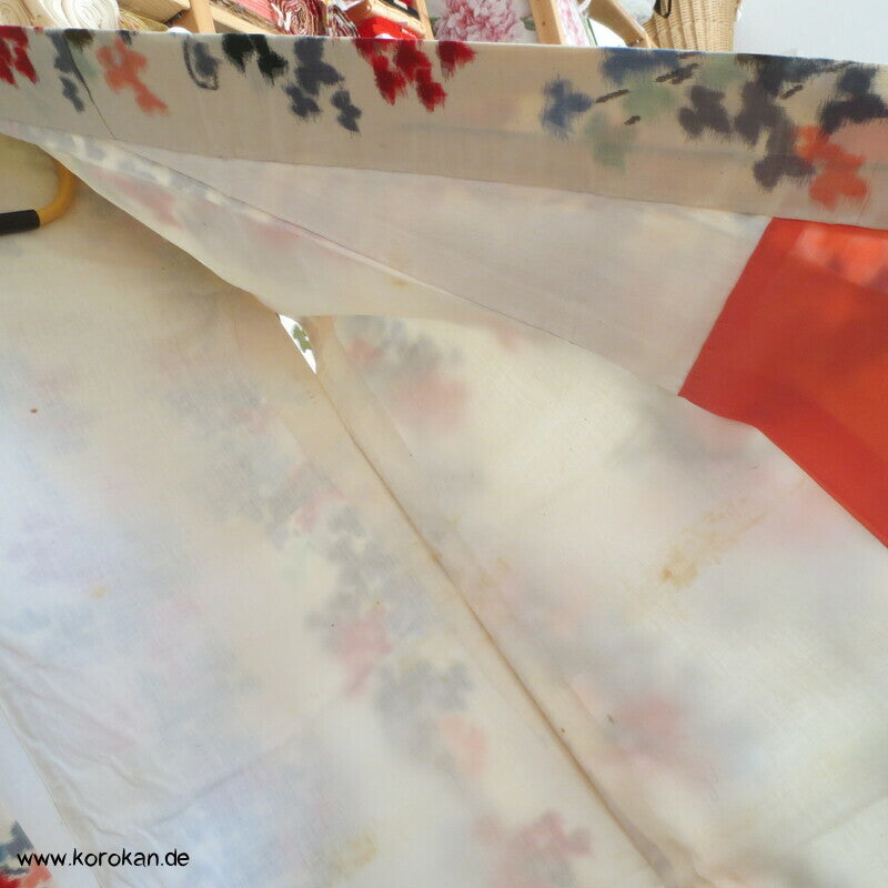 Herbstblättersträuße Meisen Seiden Kimono