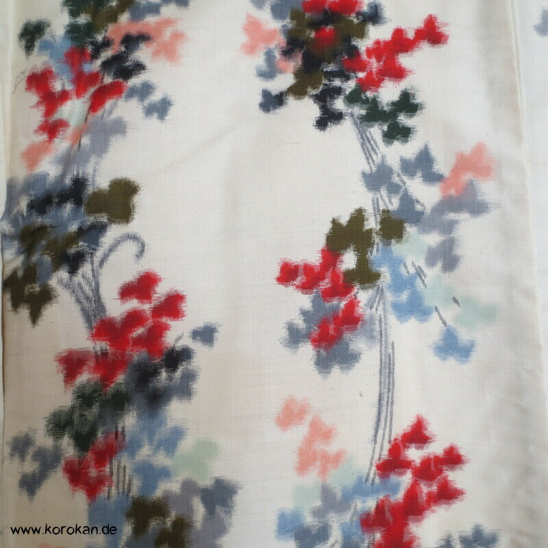Herbstblättersträuße Meisen Seiden Kimono