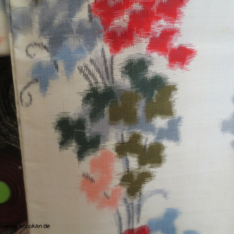 Herbstblättersträuße Meisen Seiden Kimono