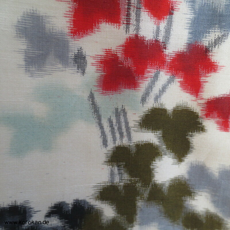 Herbstblättersträuße Meisen Seiden Kimono
