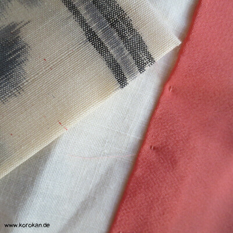 Herbstblättersträuße Meisen Seiden Kimono