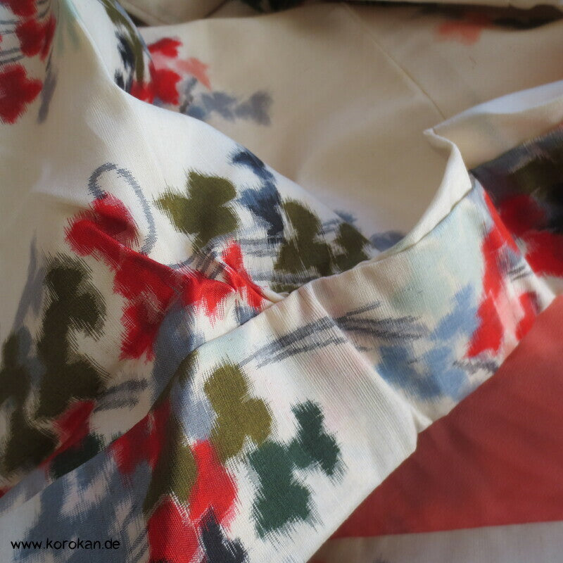 Herbstblättersträuße Meisen Seiden Kimono