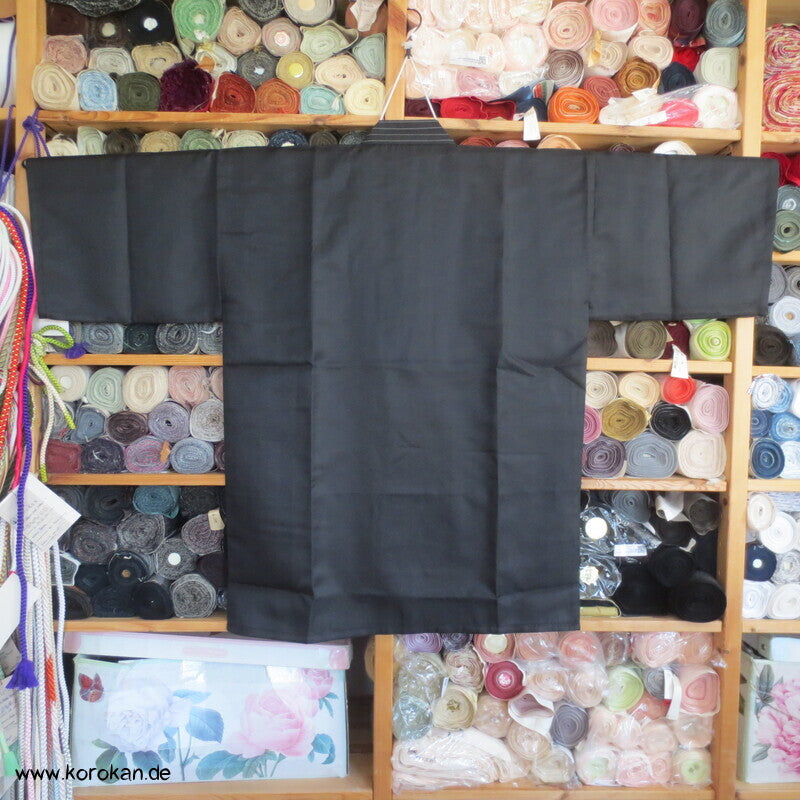 Happi Kimono Jacke, gestickte Fächer