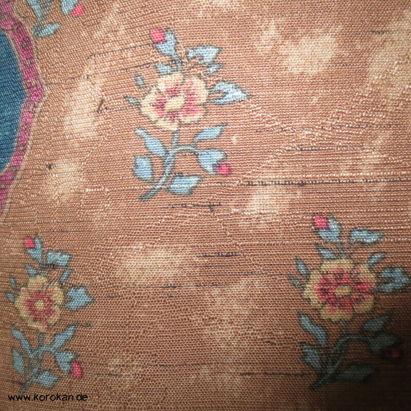 Bingata Bordüren Hitoe Kimono, Tsumugi Seide