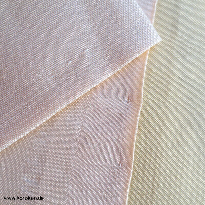 Vögel und Magnolien Jacquard Tsumugi Seiden Kimono