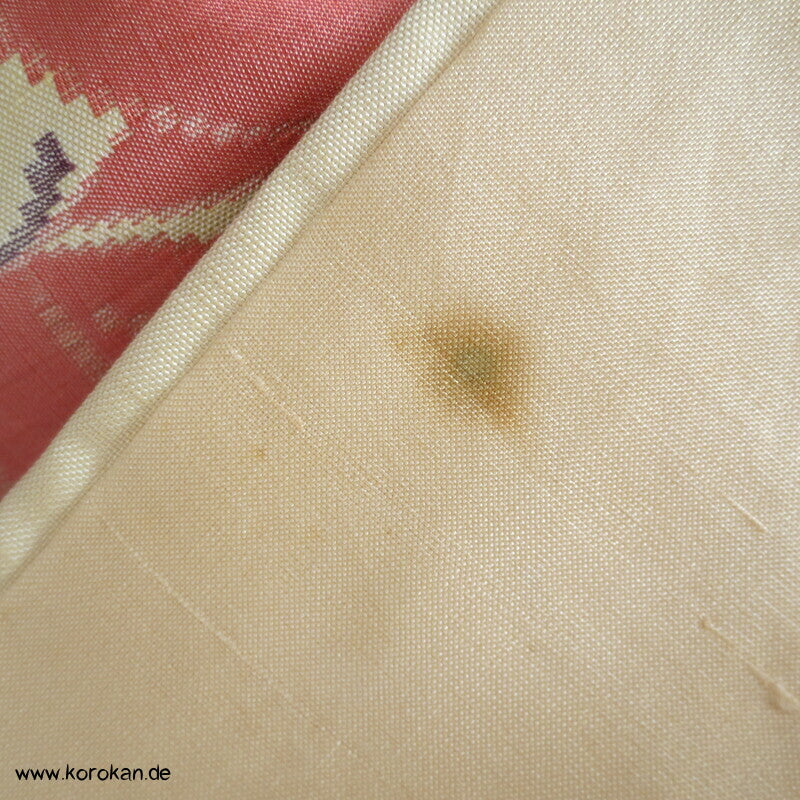 Vögel und Magnolien Jacquard Tsumugi Seiden Kimono