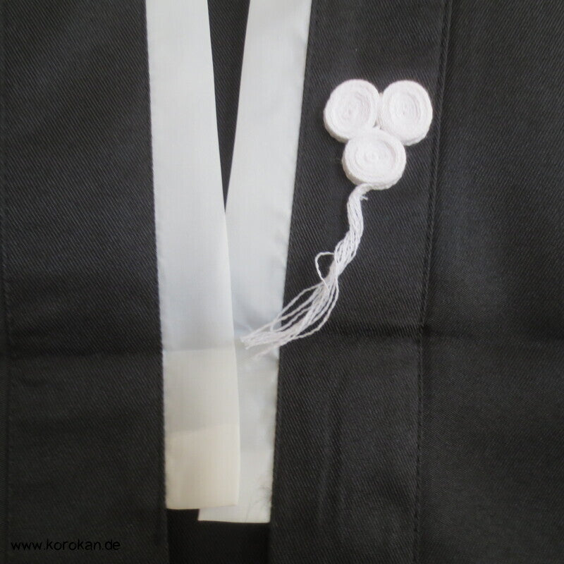 Kimono Weste, mit weißem Han Eri, Ornament