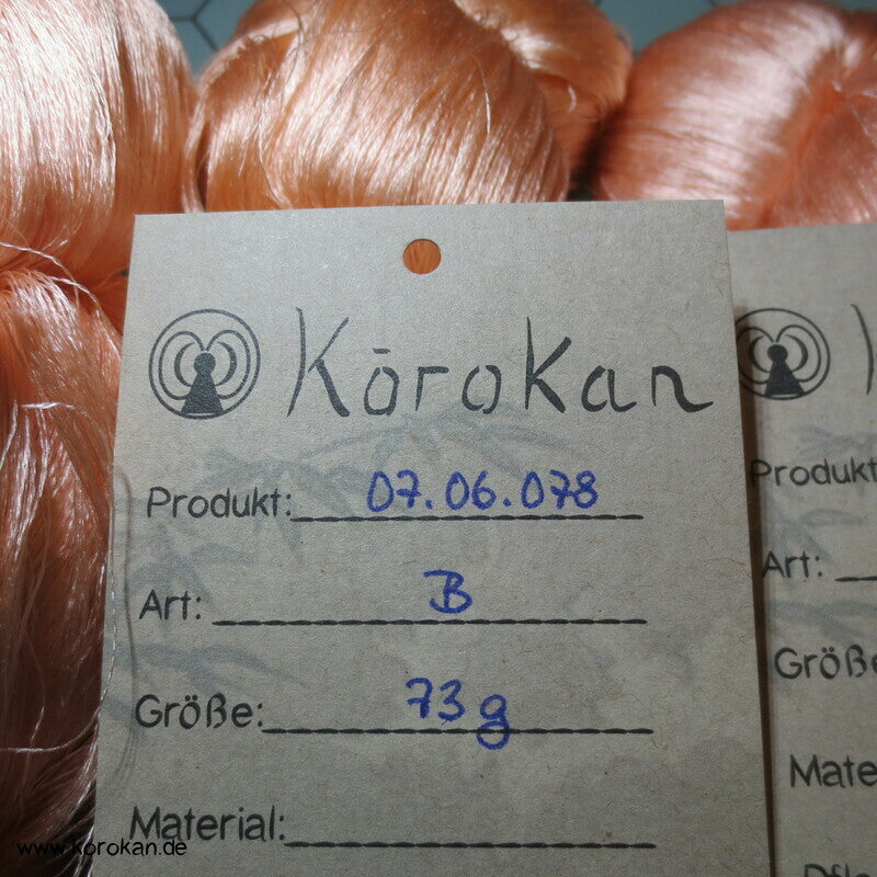 altrosa blush Seidengarn zum Weben aus japanischer Obi Werkstatt