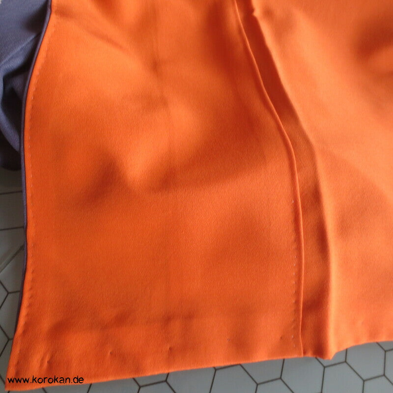 Mondkreise auf grau - lila Komon Kimono