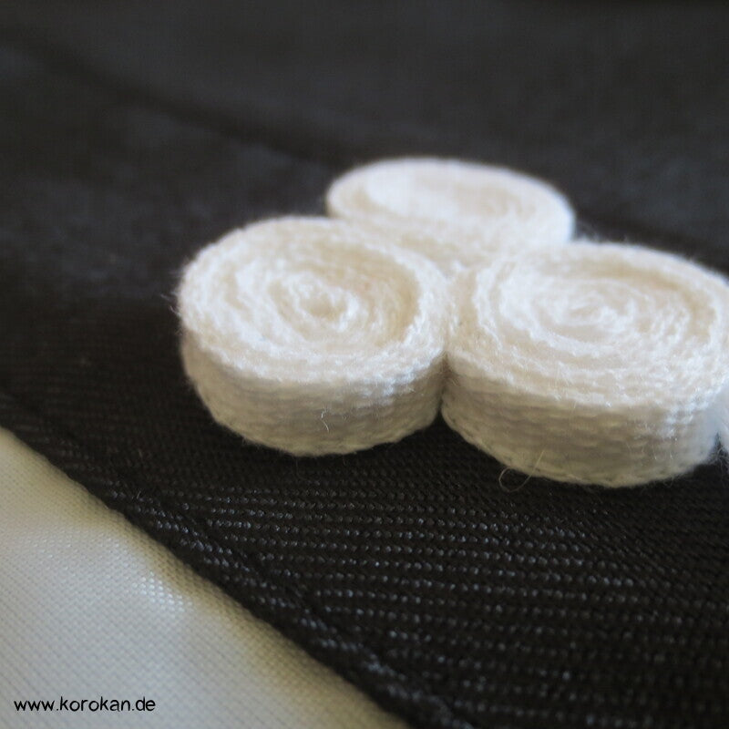 Kimono Weste, mit weißem Han Eri, Ornament