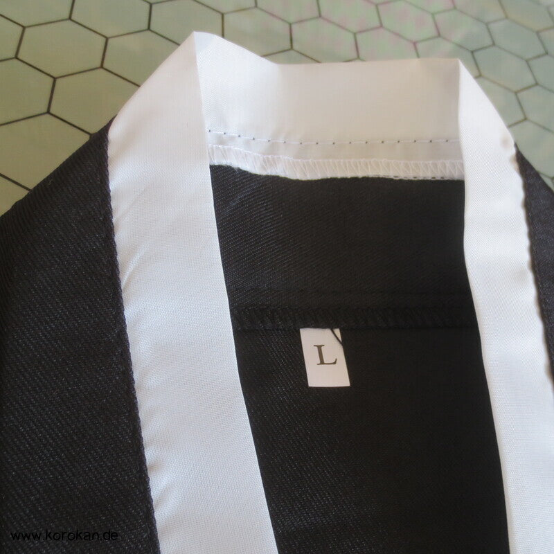 Kimono Weste, mit weißem Han Eri, Ornament
