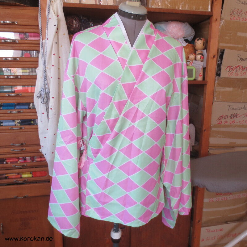 Dochugi Kimono Fasching Jacke, Diamantmuster