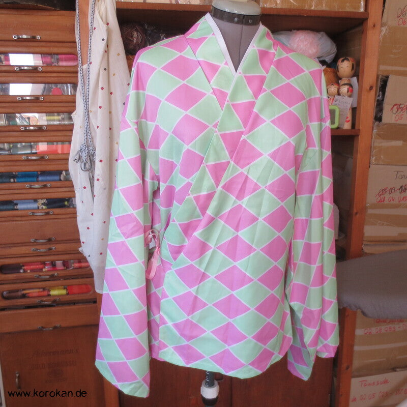 Dochugi Kimono Fasching Jacke, Diamantmuster