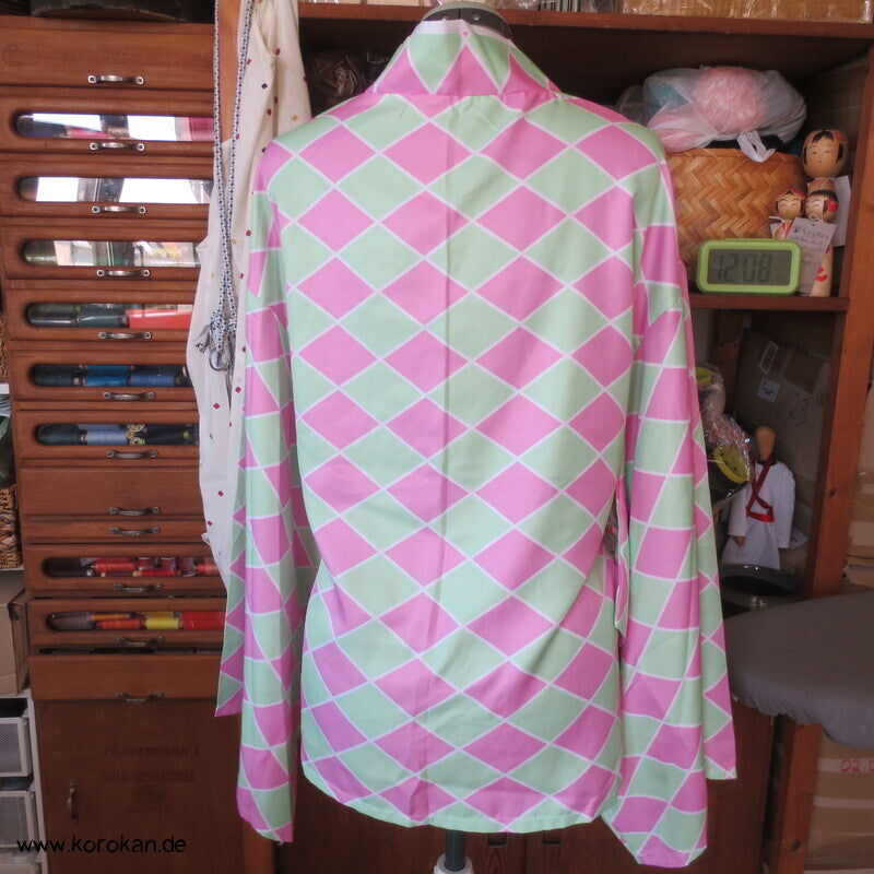 Dochugi Kimono Fasching Jacke, Diamantmuster