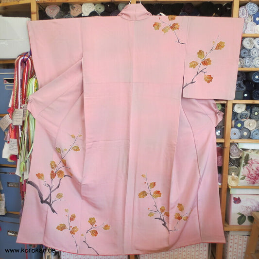 Herbst Zweige auf Schneegestöber Damast Homongi Kimono
