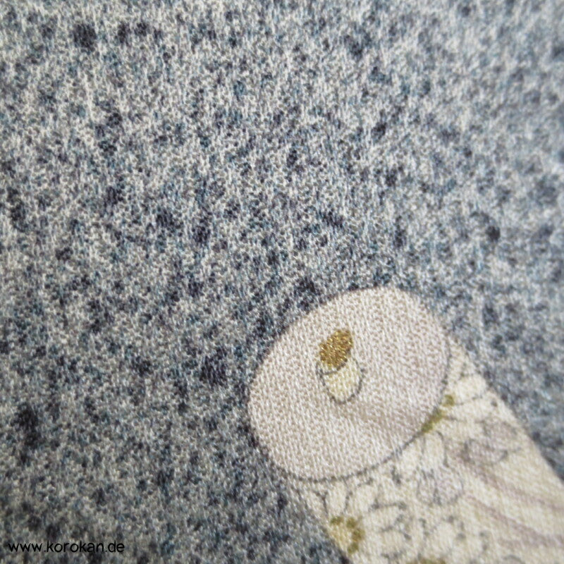 Stoffrollen Komon Seiden Kimono