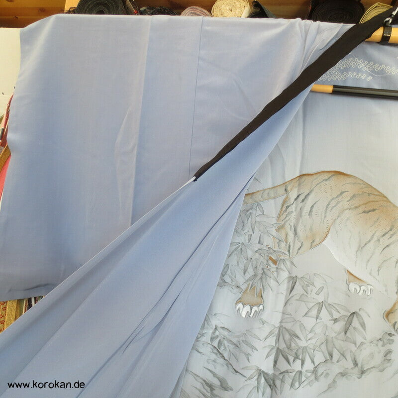 Tiger im Bambus Hitoe Juban Kimono, Seide