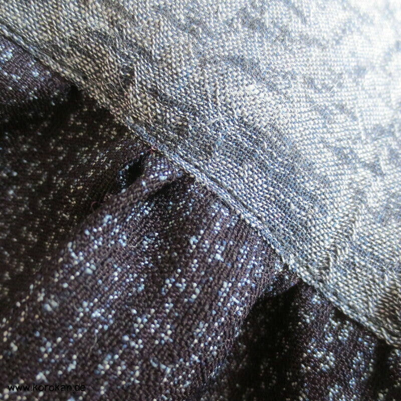 Araihari Kimono Upcycling Volant Rock Hanf / Ramie / Seide