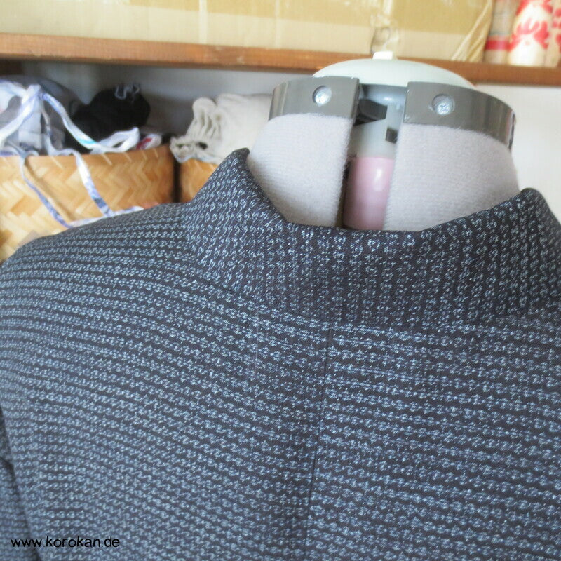 Kimono Kleid aus Seide / Hanf / Ramie Kasuri Tsumugi