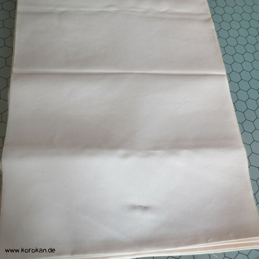 naturfarbene Fushi Tsumugi Seide Tanmono für Kimono