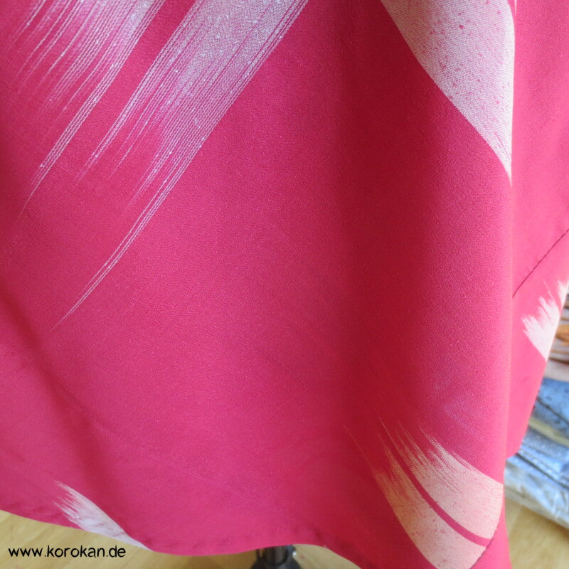 Bias Cut Rock aus Kimono Seide Tsumugi