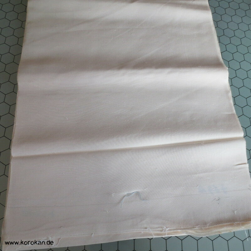 naturfarbene Fushi Tsumugi Seide Tanmono für Kimono