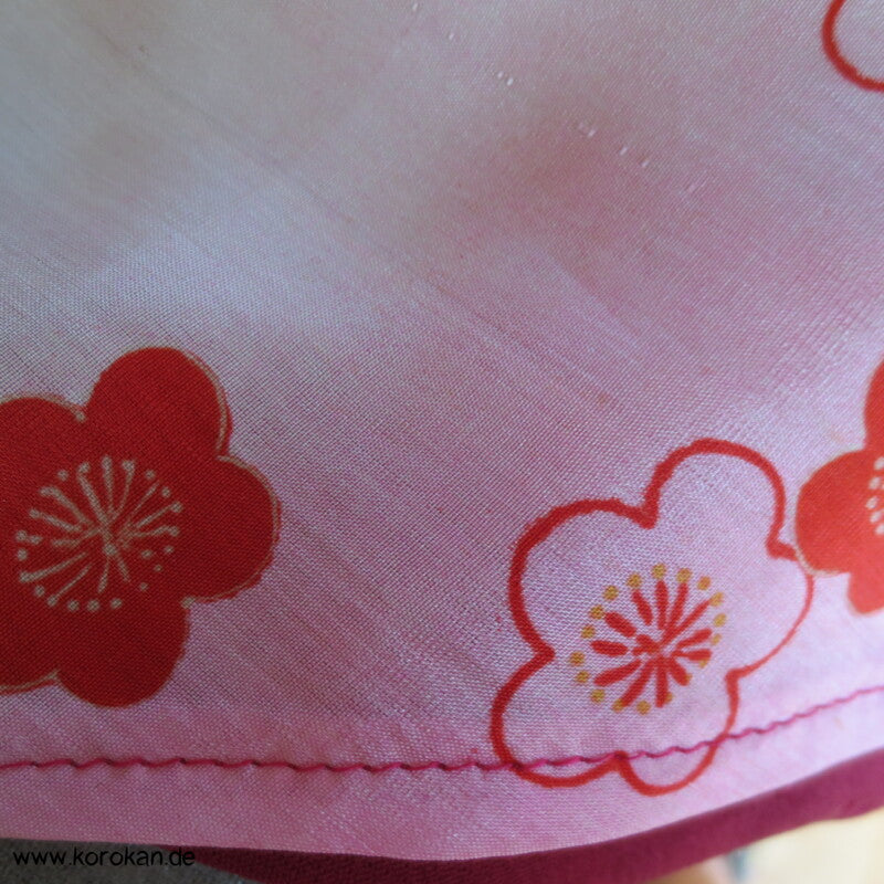 Bias Cut Rock aus Kimono Seide Tsumugi