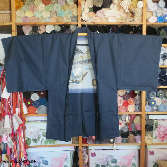 Tsumugi Seiden Haori Kimono Jacke, Bildfutter