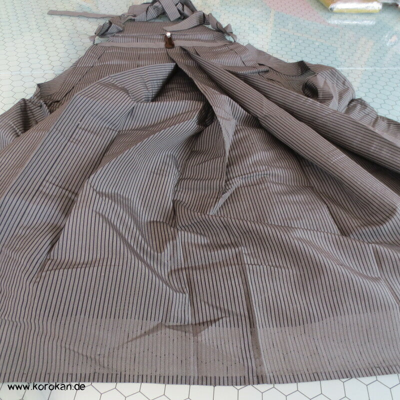 Sommer Rho Seide gestreifte Hakama - Andon - Rock - Typ