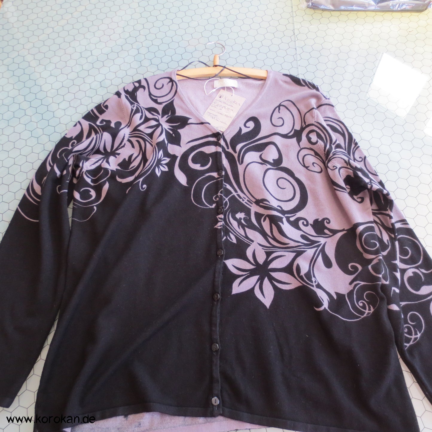 Strickjacke mit Japan Anmutung
