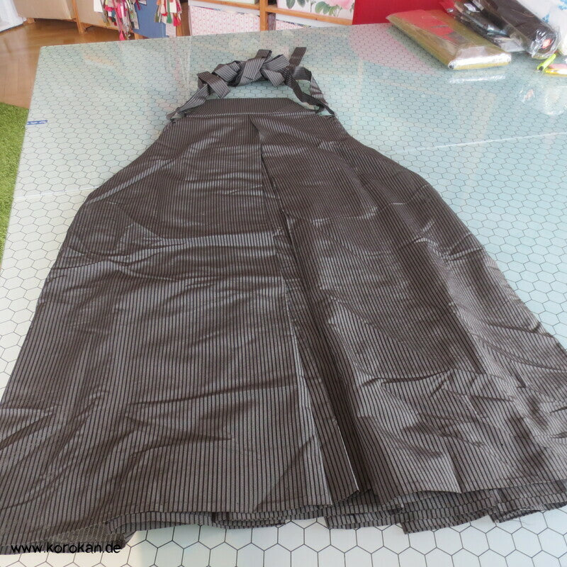 Sommer Rho Seide gestreifte Hakama - Andon - Rock - Typ