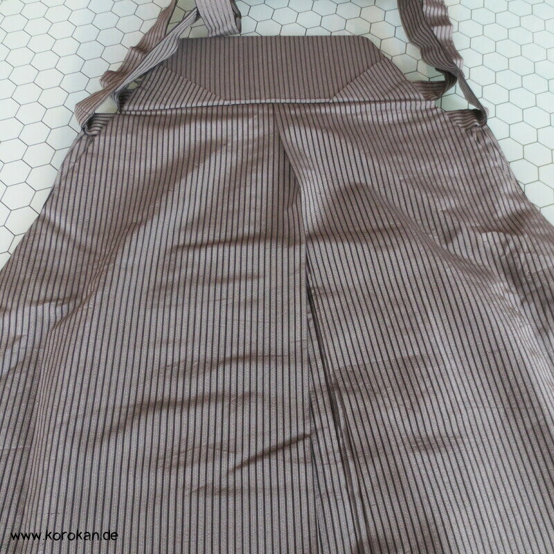 Sommer Rho Seide gestreifte Hakama - Andon - Rock - Typ