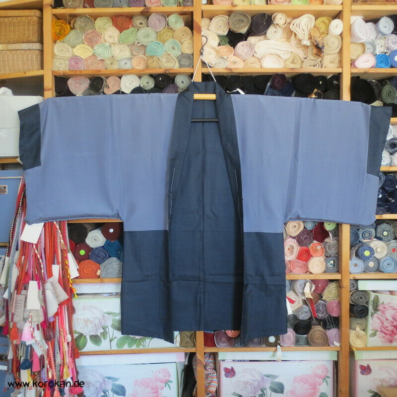 Tsumugi Seiden Haori Kimono Jacke, Bildfutter