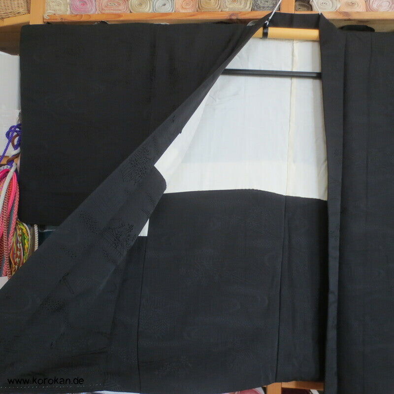 Bambusgitter und -zäune schwarze Haori