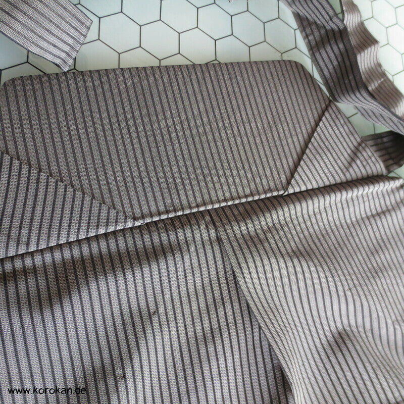 Sommer Rho Seide gestreifte Hakama - Andon - Rock - Typ