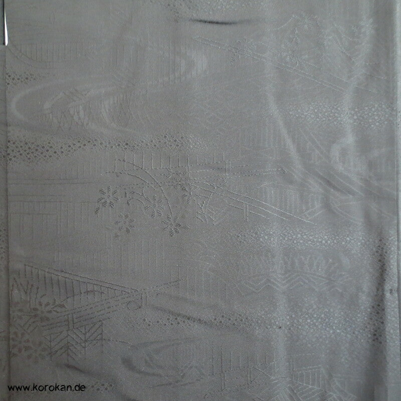 Bambusgitter und -zäune schwarze Haori