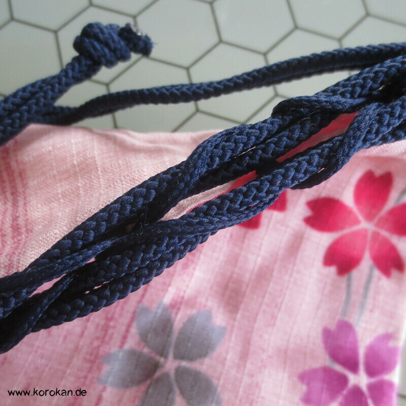 Kinchaku Zugbeutel - Tasche Baumwolle für Yukata Kimono