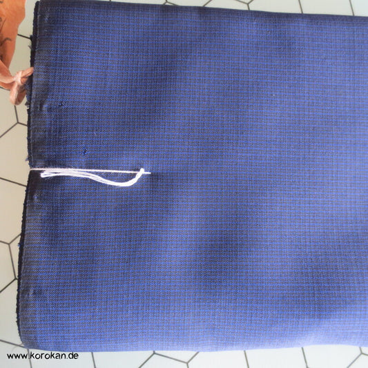 Männer Haori Araihari Kimono Seiden Stoff marineblau