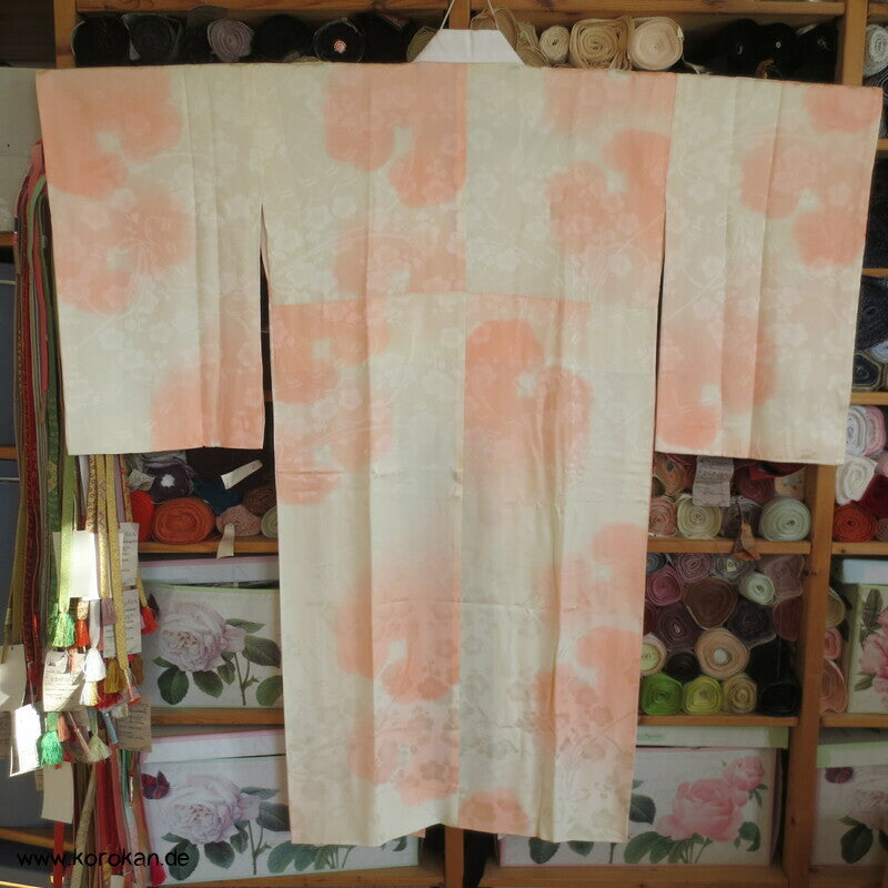 Bokashi Farbverläufe, Sakura Seide, Juban Unterkimono
