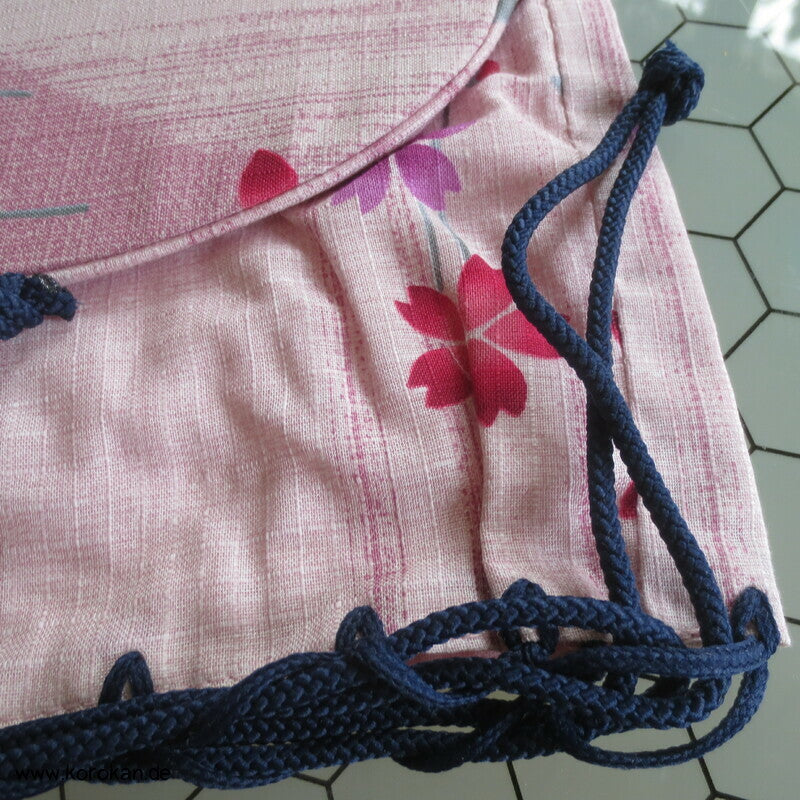 Kinchaku Zugbeutel - Tasche Baumwolle für Yukata Kimono