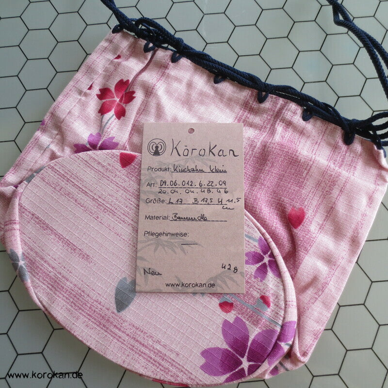 Kinchaku Zugbeutel - Tasche Baumwolle für Yukata Kimono