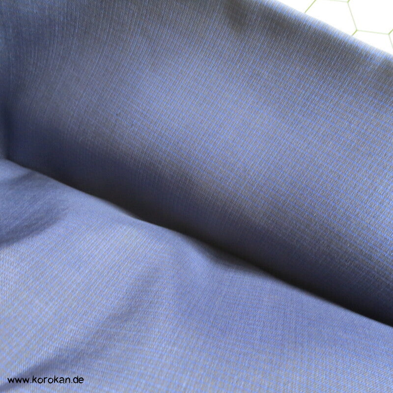 Männer Haori Araihari Kimono Seiden Stoff marineblau