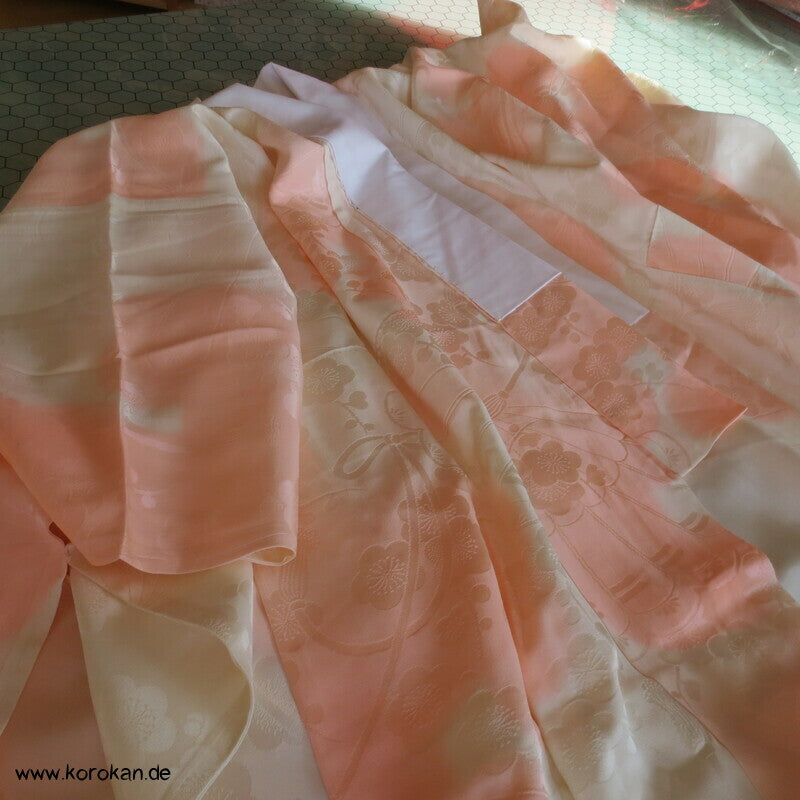 Bokashi Farbverläufe, Sakura Seide, Juban Unterkimono