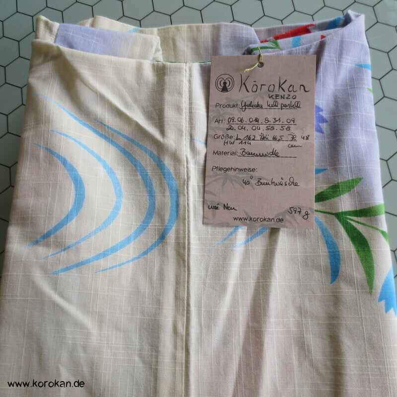 Kenzo Japan Yukata Nadeshiko Grasnelken Baumwoll Sommer Kimono