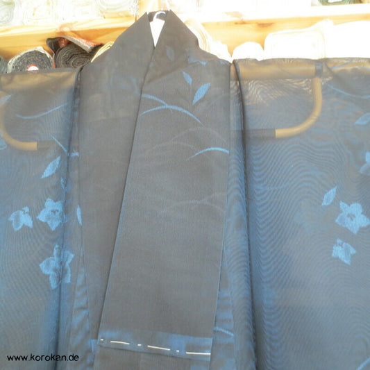 gewebte Ballonblumen Hitoe Kimono, Sha Seide