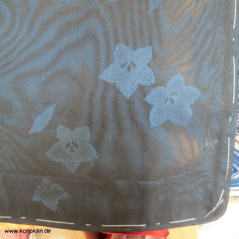 gewebte Ballonblumen Hitoe Kimono, Sha Seide