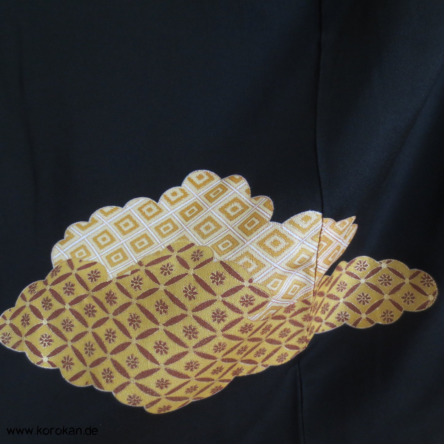 Kirschblüten Wolken Tomesode Seiden Kimono