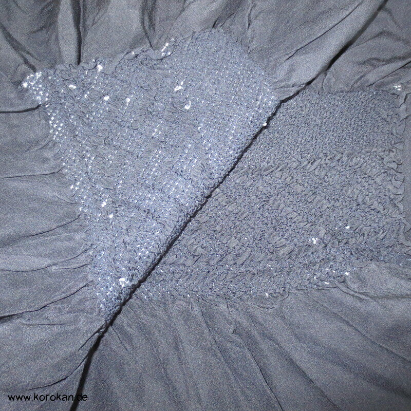 Higaki Shibori Heko Obi - Crepe