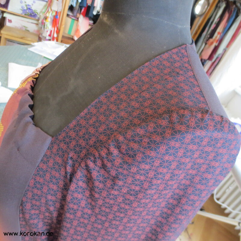 Balconett Panel Shirt weinrot