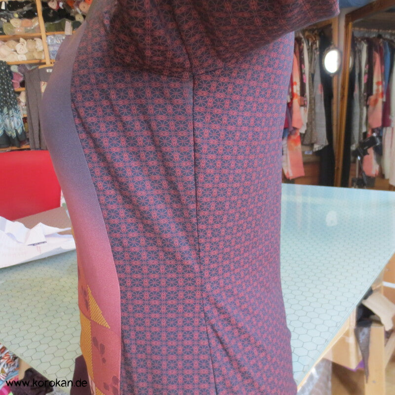 Balconett Panel Shirt weinrot